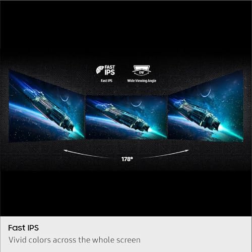 Samsung 32  Odyssey G5 G50F QHD Resolution Gaming Monitor  180Hz Refresh Rate  Fast IPS Panel  HDR10  NVIDIA G Sync Compatible  1ms Response Time  GtG   AMD FreeSync   Adjustable Stand  LS32FG502ENXZA