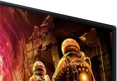 Samsung 32  Odyssey G5 G50F QHD Resolution Gaming Monitor  180Hz Refresh Rate  Fast IPS Panel  HDR10  NVIDIA G Sync Compatible  1ms Response Time  GtG   AMD FreeSync   Adjustable Stand  LS32FG502ENXZA