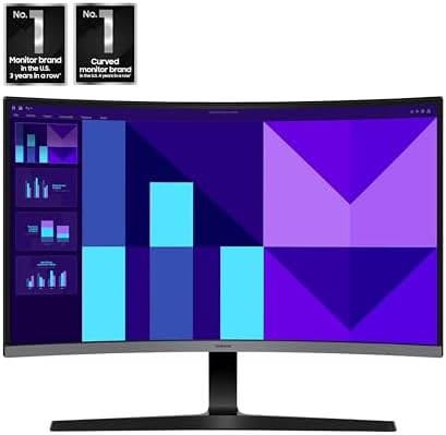 Samsung 32 inch S3  S39GD  FHD 100Hz Curved Monitor  Game Mode  Eye Saver Mode  Multiple Connectivity with HDMI Port  Built in Speakers  LS32D39DGANXZA  2025