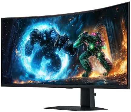 Samsung 40  Odyssey G7  G75F  WUHD Resolution  180Hz  Curved Gaming Monitor  1ms Response Time  GtG   VESA DisplayHDR  600  AMD FreeSync  Premium Pro  LS40FG75DENXZA  2025