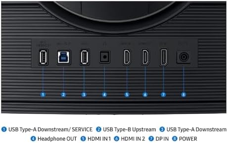 Samsung 40  Odyssey G7  G75F  WUHD Resolution  180Hz  Curved Gaming Monitor  1ms Response Time  GtG   VESA DisplayHDR  600  AMD FreeSync  Premium Pro  LS40FG75DENXZA  2025