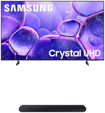 Samsung 43 Inch Class Crystal UHD U8000F 4K Smart TV  2025 Model  Endless Free Content  Crystal Processor 4K  MetalStream Design  Knox Security  Alexa Built in