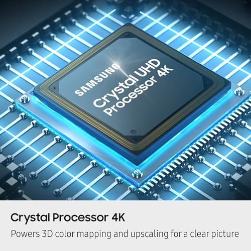 Samsung 43 Inch Class Crystal UHD U8000F 4K Smart TV  2025 Model  Endless Free Content  Crystal Processor 4K  MetalStream Design  Knox Security  Alexa Built in