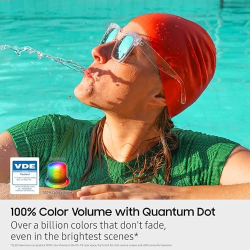 Samsung 43 Inch Class QLED Q7F Series Samsung Vision AI Smart TV  2025 Model  43Q7F  Quantum HDR  Object Tracking Sound Lite  Q4 AI Gen1 Processor  4K upscaling  Gaming Hub  Alexa Built in