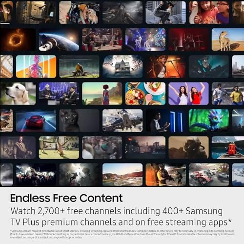 Samsung 43 Inch Class QLED Q7F Series Samsung Vision AI Smart TV  2025 Model  43Q7F  Quantum HDR  Object Tracking Sound Lite  Q4 AI Gen1 Processor  4K upscaling  Gaming Hub  Alexa Built in