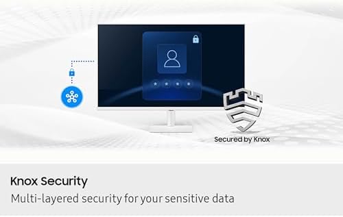 Samsung 43  Smart Monitor M7  M70F  4K UHD Display  Samsung Vision AI  Smart TV Apps  Gaming Hub  USB C  HDMI and USB A  Black  LS43FM702UNXZA  2025