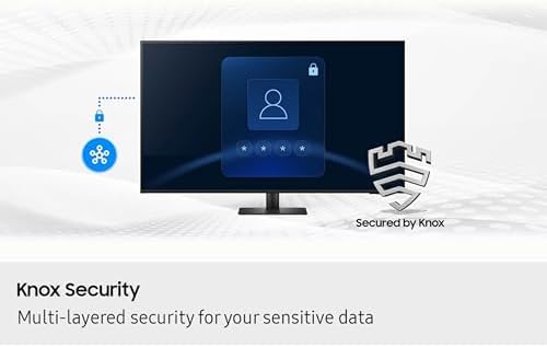 Samsung 43  Smart Monitor M7  M70F  4K UHD Display  Samsung Vision AI  Smart TV Apps  Gaming Hub  USB C  HDMI and USB A  Black  LS43FM702UNXZA  2025