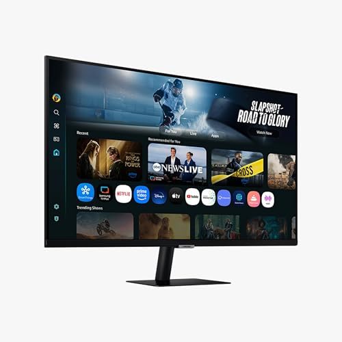 Samsung 43  Smart Monitor M7  M70F  4K UHD Display  Samsung Vision AI  Smart TV Apps  Gaming Hub  USB C  HDMI and USB A  Black  LS43FM702UNXZA  2025