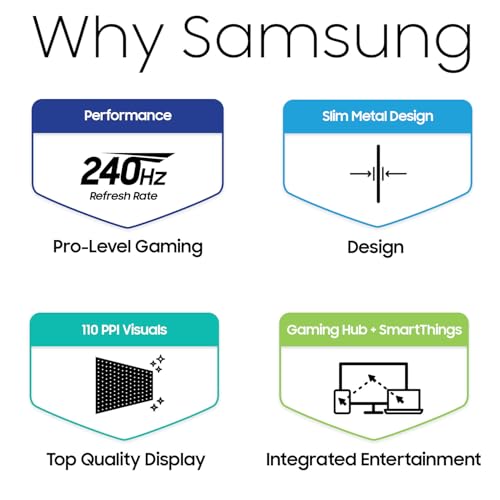 Samsung 49 Inch Odyssey G9  G95SD  Series QD OLED G Sync Compatible Curved Gaming Monitor  240Hz  0 03ms  Dual QHD  Glare Free  FreeSync Premium Pro  Ergonomic Stand LS49DG956SNXGO 2024  3 Yr Warranty