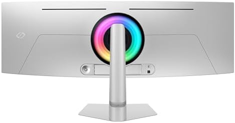 Samsung 49 Odyssey G93SC Series Curved Gaming Monitor  QD OLED  240Hz  0 03ms  DQHD  G Sync Compatible  FreeSync Premium Pro  Adjustable Stand