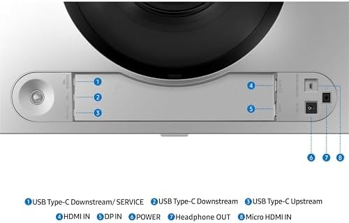Samsung 49 Odyssey OLED G9  G91SD  Dual QHD QD OLED G Sync Compatible Curved Gaming Monitor  144Hz  0 03ms  AMD FreeSync Premium Pro  Ergonomic Stand  3 Year Warranty  LS49DG910SNXZA  2024