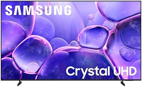 Samsung 50 Inch Class Crystal UHD U8000F 4K Smart TV  2025 Model  Endless Free Content  Crystal Processor 4K  MetalStream Design  Knox Security  Alexa Built in