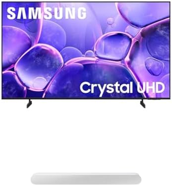 Samsung 55 Inch Class Crystal UHD U8000F 4K Smart TV  2025 Model  Endless Free Content  Crystal Processor 4K  MetalStream Design  Knox Security  Compatible with Alexa