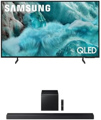 Samsung 55 Inch Class QLED Q7F Series Samsung Vision AI Smart TV  2025 Model  55Q7F  Quantum HDR  Object Tracking Sound Lite  Q4 AI Gen1 Processor  4K upscaling  Gaming Hub  Alexa Built in