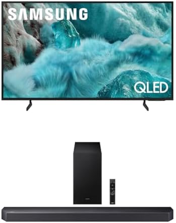 Samsung 55 Inch Class QLED Q7F Series Samsung Vision AI Smart TV  2025 Model  55Q7F  Quantum HDR  Object Tracking Sound Lite  Q4 AI Gen1 Processor  4K upscaling  Gaming Hub  Alexa Built in