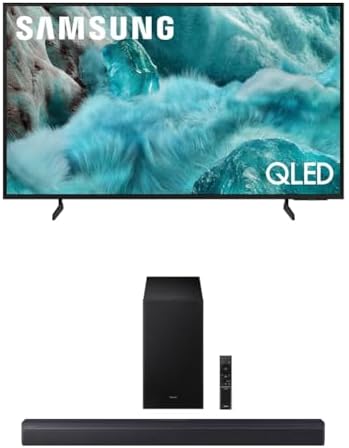 Samsung 55 Inch Class QLED Q7F Series Samsung Vision AI Smart TV  2025 Model  55Q7F  Quantum HDR  Object Tracking Sound Lite  Q4 AI Gen1 Processor  4K upscaling  Gaming Hub  Alexa Built in