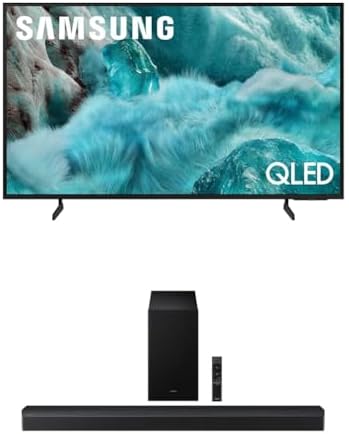 Samsung 55 Inch Class QLED Q7F Series Samsung Vision AI Smart TV  2025 Model  55Q7F  Quantum HDR  Object Tracking Sound Lite  Q4 AI Gen1 Processor  4K upscaling  Gaming Hub  Alexa Built in