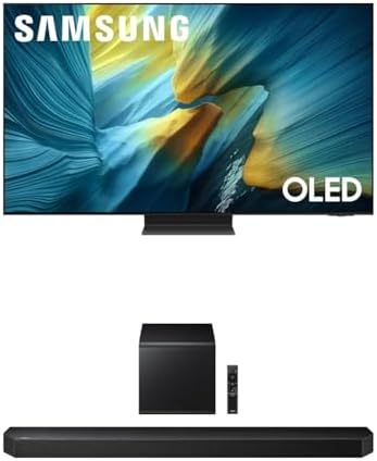 Samsung 65 Inch Class OLED S95F 4K Glare Free Smart TV  2025 Model  NQ4 AI Gen3 Processor  HDR Pro  Motion Xcelerator 164Hz  Dolby Atmos  Samsung Vision AI  Alexa Built in