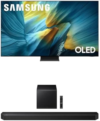 Samsung 65 Inch Class OLED S95F 4K Glare Free Smart TV  2025 Model  NQ4 AI Gen3 Processor  HDR Pro  Motion Xcelerator 164Hz  Dolby Atmos  Samsung Vision AI  Alexa Built in