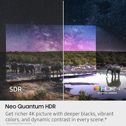 Samsung 75 Inch Class Neo QLED QN70F 4K Mini LED Smart TV  2025 Model  NQ4 AI Gen2 Processor  Quantum Matrix Technology Slim  Motion Xcelerator 144Hz  Samsung Vision AI  Alexa Built in