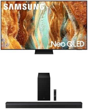 Samsung 75 Inch Class Neo QLED QN70F 4K Mini LED Smart TV  2025 Model  NQ4 AI Gen2 Processor  Quantum Matrix Technology Slim  Motion Xcelerator 144Hz  Samsung Vision AI  Alexa Built in