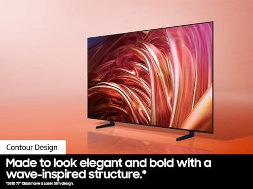 Samsung 77 Inch Class OLED 4K S85D Series HDR Smart TV w/Dolby Atmos  Object Tracking Sound Lite  Laser Slim Design  Motion Xcelerator  Real Depth Enhancer  Alexa Built in  QN77S85D  2024 Model 