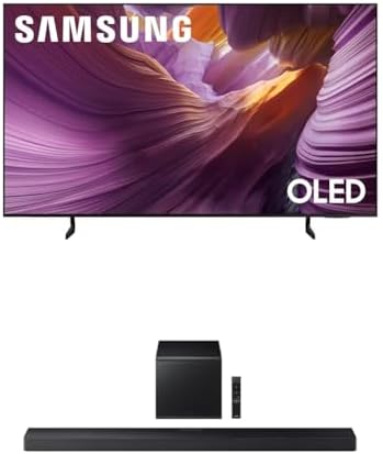 Samsung 83 Inch Class OLED S85F 4K Smart TV  2025 Model  NQ4 AI Gen2 Processor  4K AI Upscaling  OLED HDR  Pantone Validated  Samsung Vision AI  Alexa Built in