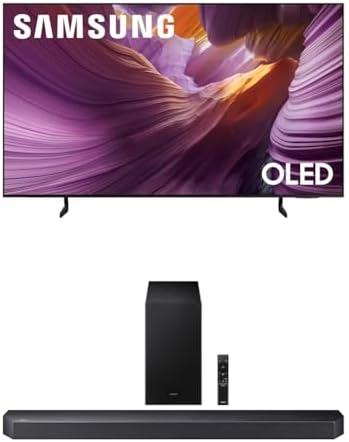 Samsung 83 Inch Class OLED S85F 4K Smart TV  2025 Model  NQ4 AI Gen2 Processor  4K AI Upscaling  OLED HDR  Pantone Validated  Samsung Vision AI  Alexa Built in