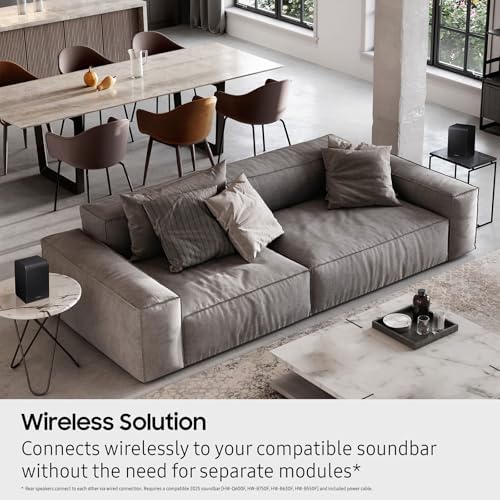 Samsung 9250S Wireless Rear Speaker Kit  Black  SWA 9250S/ZA  2025 