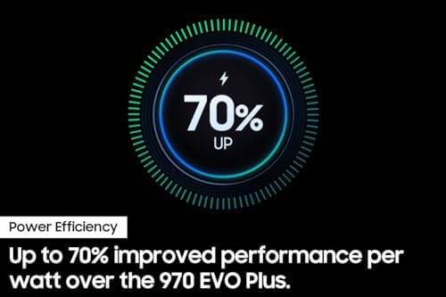 Samsung 990 EVO Plus SSD 1TB  PCIe Gen 4x4  Gen 5x2 M 2 2280  Speeds Up to 7 150 MB/s  Upgrade Storage for PC/Laptops  HMB Technology and Intelligent Turbowrite 2 0   MZ V9S1T0B/AM 