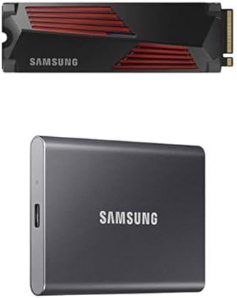 Samsung 990 PRO Heatsink SSD 1TB  NVMe M 2  Speeds Up to 7 450MB/s  Best for PlayStation 5  PS5 SSD  Console Expansion MZ V9P1T0CW