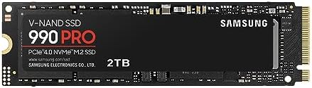 Samsung 990 PRO SSD 2TB NVMe M 2 PCIe Gen4  M 2 2280 Internal Solid State Hard Drive  Seq  Read Speeds Up to 7 450 MB/s for High End Computing  Gaming  and Heavy Duty Workstations  MZ V9P2T0B/AM