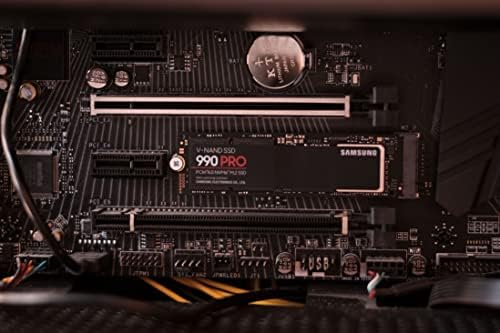 Samsung 990 PRO SSD 1TB PCIe 4 0 M 2 2280 Internal Solid State Hard Drive  Seq  Read Speeds Up to 7 450 MB/s for High End Computing  Gaming  and Heavy Duty Workstations  MZ V9P1T0B/AM
