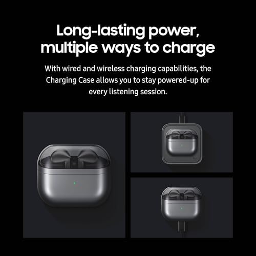 Samsung Charging Case for Galaxy Buds3 Pro  Replacement Charger Case with USB C Cable  Wired and Wireless Charging  Bluetooth Pairing  Earbuds Not Included 