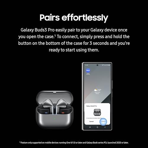 Samsung Charging Case for Galaxy Buds3 Pro  Replacement Charger Case with USB C Cable  Wired and Wireless Charging  Bluetooth Pairing  Earbuds Not Included 