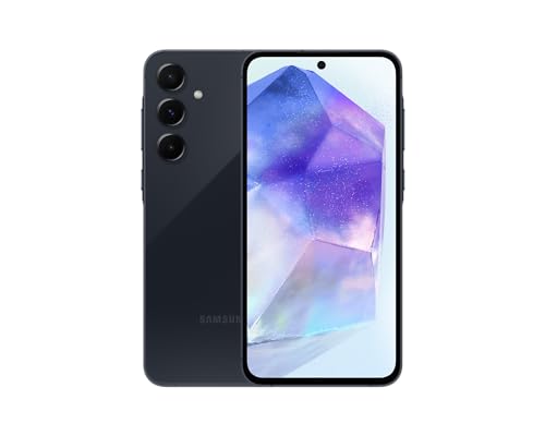 Samsung Galaxy A55 5G A556E 256GB Dual SIM GSM Unlocked Android Smartphone  Latin Variant/US Compatible LTE    Awesome Navy
