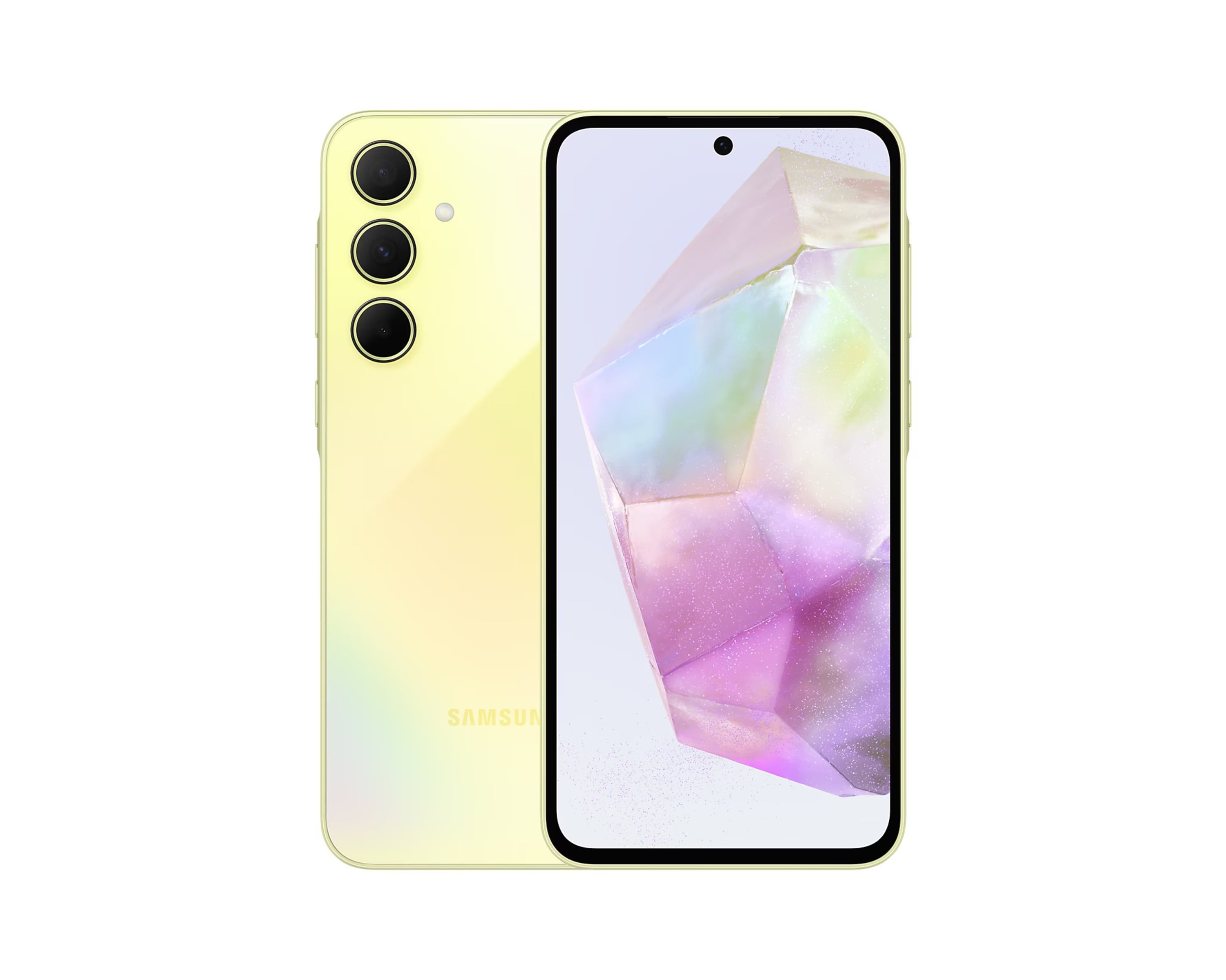 Samsung Galaxy A55 5G  256GB   8GB   for Tmobile Mint Tello & Global  GSM Unlocked  No CDMA  6 6" 120Hz 50MP  International Model   Lemon 