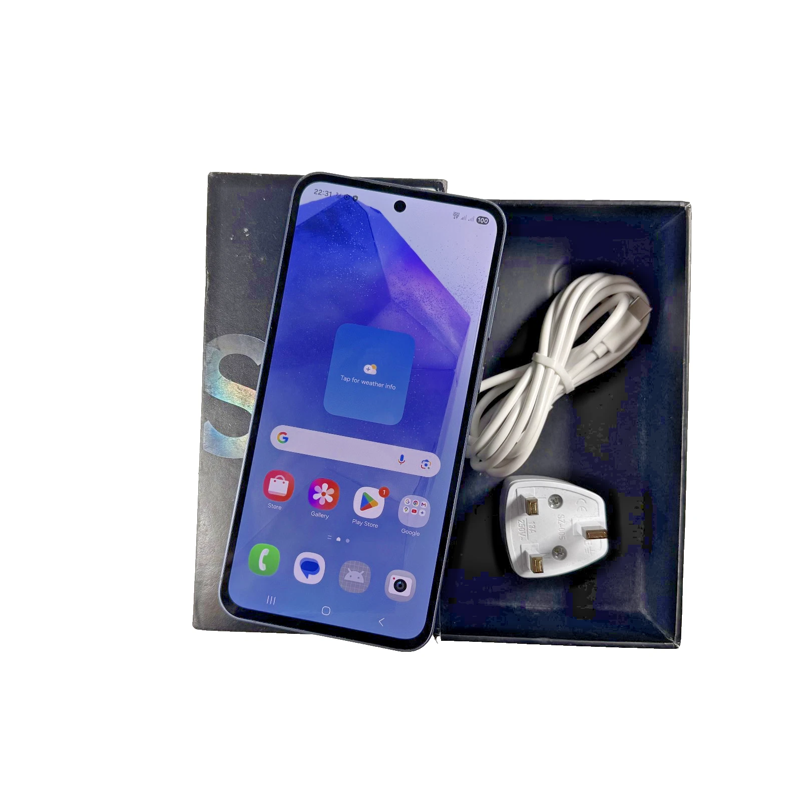 Samsung Galaxy A55 5G SM A556B/DS 128GB Unlocked Navy Blue GOOD CONDITION 770