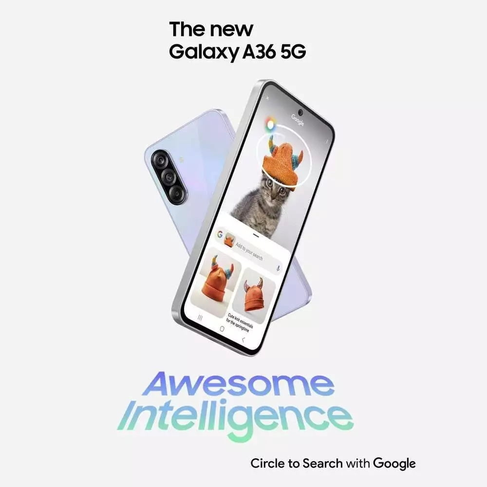 Samsung Galaxy A56 5G AI  256GB 12GB RAM  Android Smartphone  Global Version  Unlocked   Awesome Lightgray