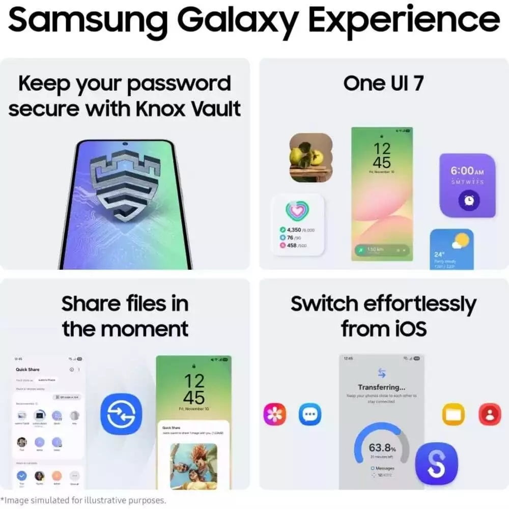 Samsung Galaxy A56 5G AI  256GB 12GB RAM  Android Smartphone  Global Version  Unlocked   Awesome Lightgray