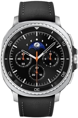 Samsung Galaxy Ai Watch 8 Classic Latin American Version SM L500NZ  46mm  Bluetooth Wellness Tips Heart Rate Sleep to Workout Fitness Tracker  Silver White Band SM L500NZWALTA