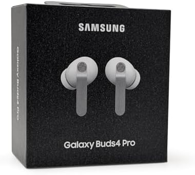 Samsung Galaxy Buds 4 Pro SM-R640 Auriculares Bluetooth inalámbricos con cancelación activa de ruido (ANC), color negro - Versión internacional