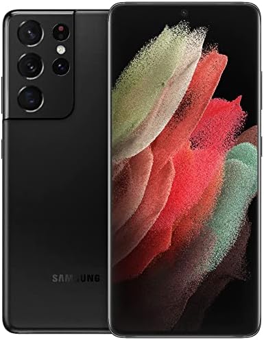 Samsung Galaxy S21 Ultra 5G   Factory Unlocked Android Cell Phone   US Version 5G Smartphone   Pro Grade Camera  8K Video  108MP High Res   512GB  Phantom Black  SM G998UZKFXAA   Renewed 