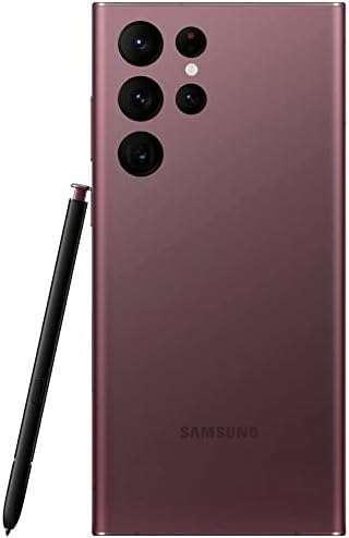 Samsung Galaxy S22 Ultra 5G  US Version  128GB  Burgundy   AT&T  Renewed 