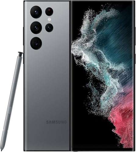 Samsung Galaxy S22 Ultra 5G  US Version  128GB  Black   Unlocked  Renewed 