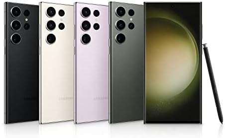 Samsung Galaxy S23 Ultra 5G SM S918B/DS 256GB 12GB RAM  200 MP Camera  Factory Unlocked  International Model  Phantom Black 