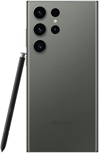 Samsung Galaxy S23 Ultra 5G SM S918B/DS Dual SIM 256GB ROM 8GB RAM GSM Factory Unlocked Global Model  Mobile Cell Phone   Phantom Green 