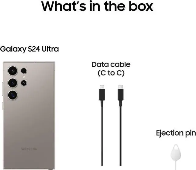 Samsung Galaxy S24 Ultra 512GB Fully Unlocked Titanium Gray Grade A