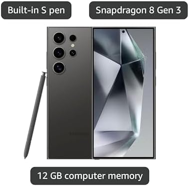 Samsung Galaxy S24 Ultra 5G  US Version  256GB  Titanium Violet   Unlocked  Renewed 