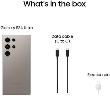 Samsung Galaxy S24 Ultra 5G  US Version  256GB  Titanium Violet   Unlocked  Renewed 